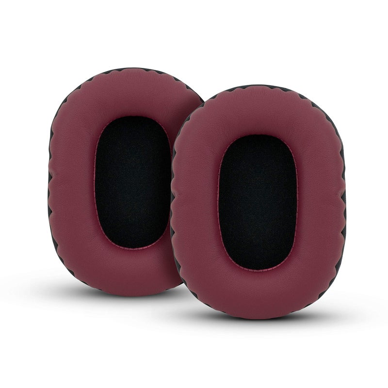 Brainwavz Replacement Earpads for Sony MDR 7506, V6, CD900ST, Memory Foam Ear Pad & Suitable for Other On Ear Headphones, Dark Red - Image 1